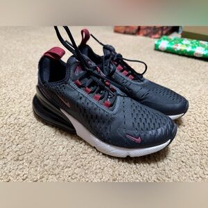 Nike Kids Black and Red Sneakers